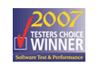 《软件测试&性能》杂志
2007年度测试员选择奖
